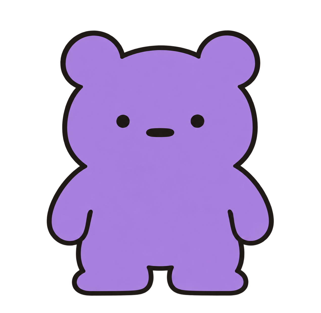 Gumbo, the purple gummy bear
